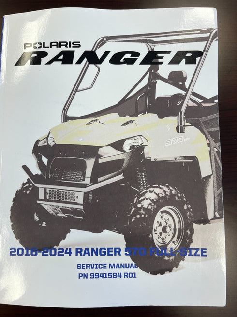 POLARIS SERVICE MANUAL 2016-2024 RANGER 570 FULL SIZE ALL GENUINE OEM NEW